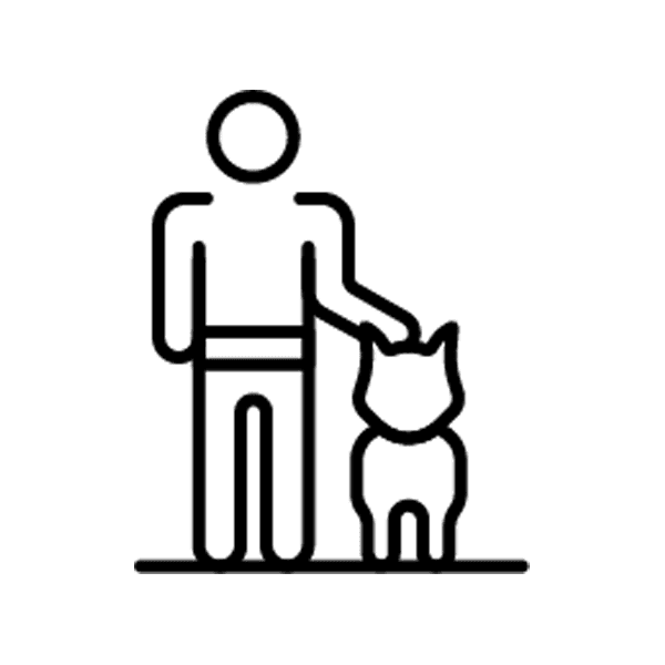 Best Behavior Pet Training icon set black