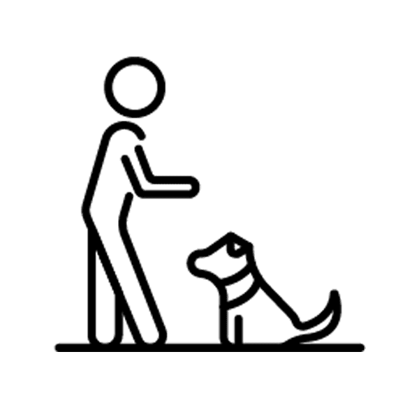 Best Behavior Pet Training icon set black