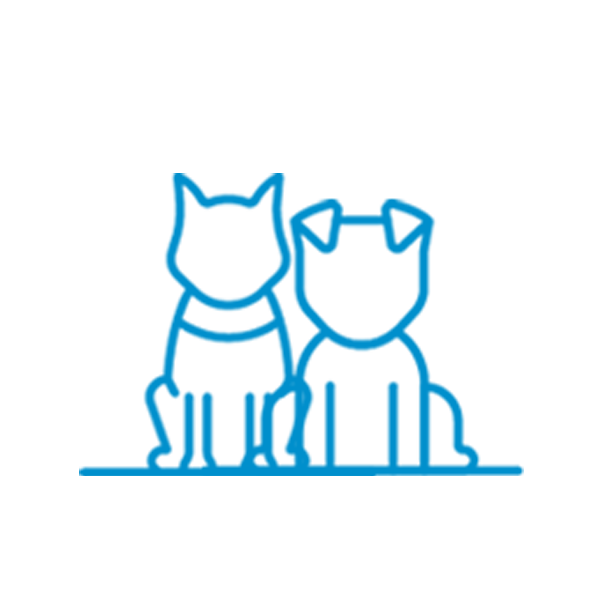 Best Behavior Pet Training icon set lightblue
